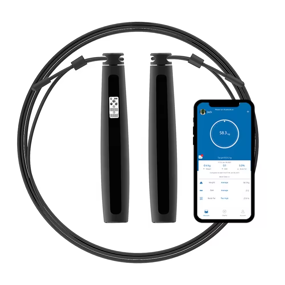 Smart Jump Rope Digital Counter - Fitness için akıllı atlama ipi, kadın
