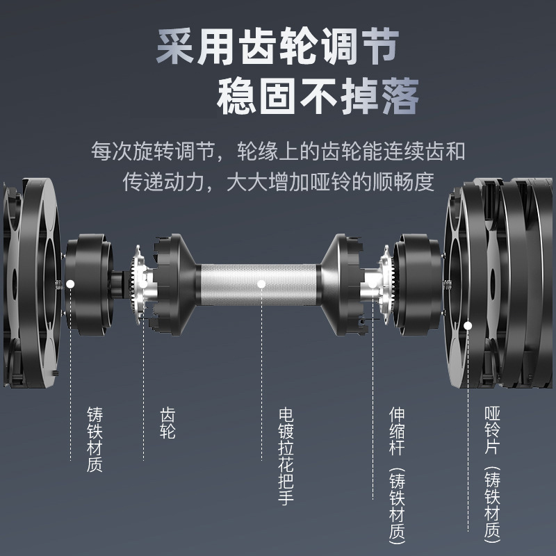 Tekli 20kg Ağırlık, 4kg'lık Ad - Adjustable Dumbbell Pair 40Kg incelemesi ve fiyatı