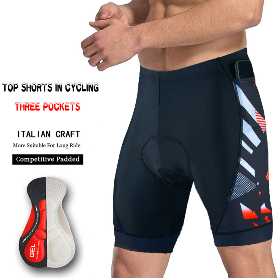 Üç cep bisiklet şort bisiklet  - Padded Cycling Shorts 5D Gel incelemesi ve fiyatı
